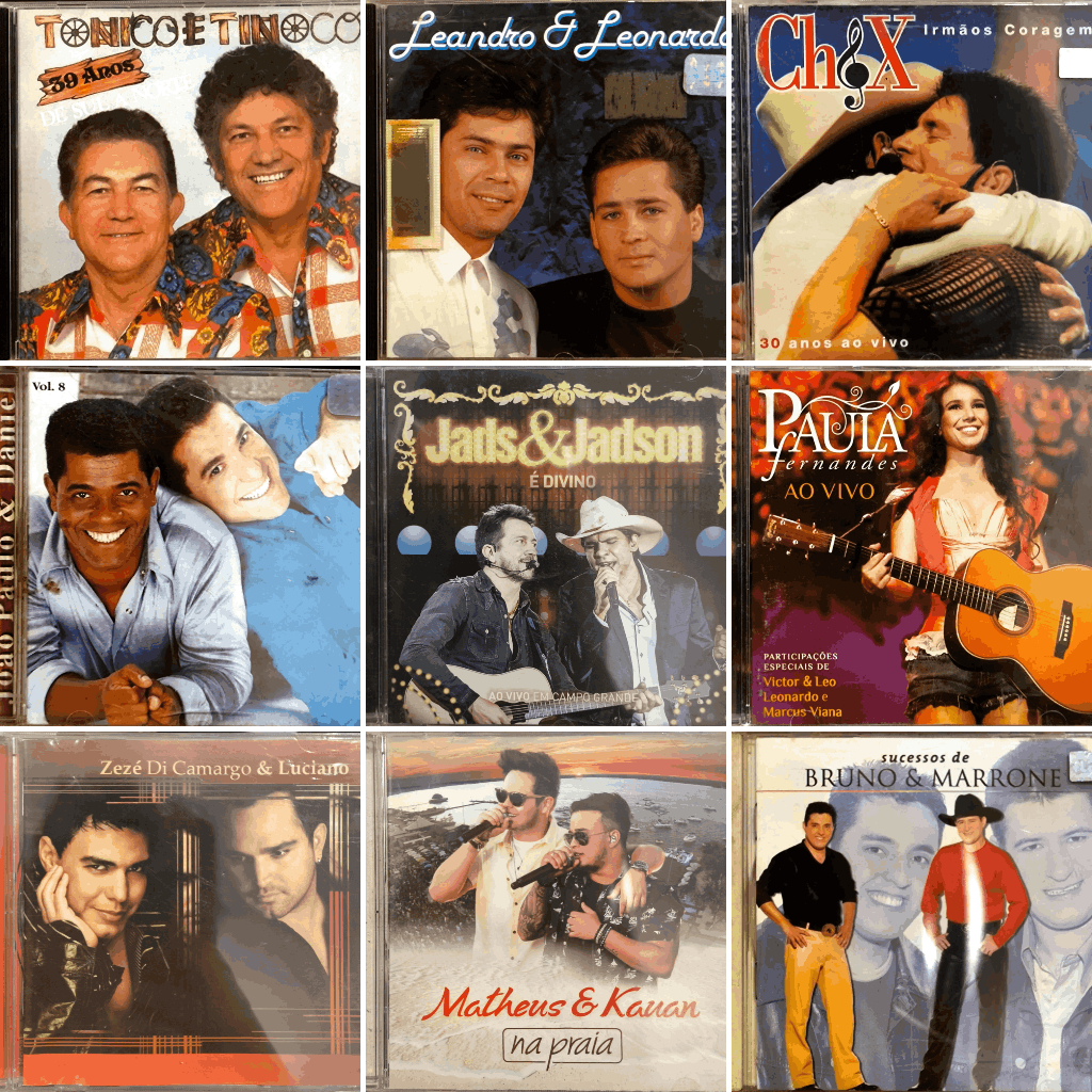 CDs de Sertanejo,  Modão, Sertanejo Raiz, Universitario - Diversos Artistas e Relíquias - Originais