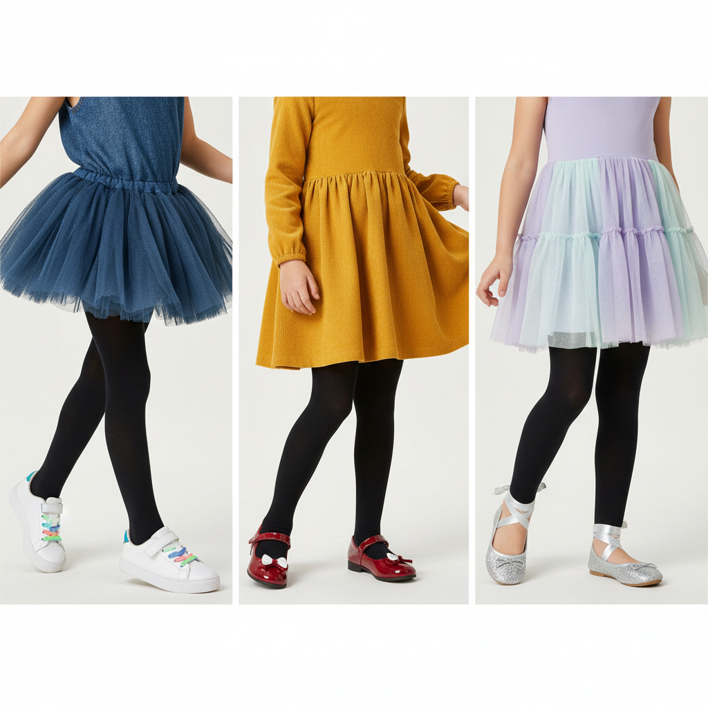 Kit 2 Pares Meias Calças Menina fio 80 Estampas Sortidas Festas Casamento Presente em Oferta na Shopee