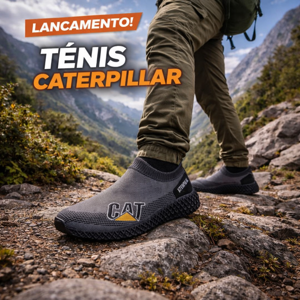 Tenis Masculino Caterpillar Meia Sapatenis Macio Leve e Confortavel