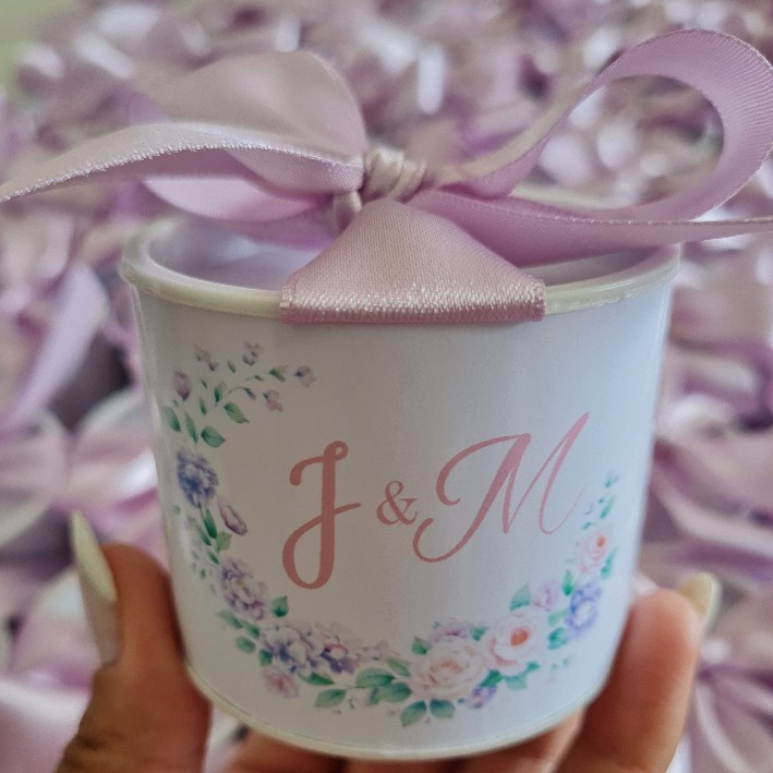 Kit Tubolatas Personalizadas CASAMENTO | Lembrancinha Maternidade | Aniversário | Chá de Bebê | 5x6 - Vários temas
