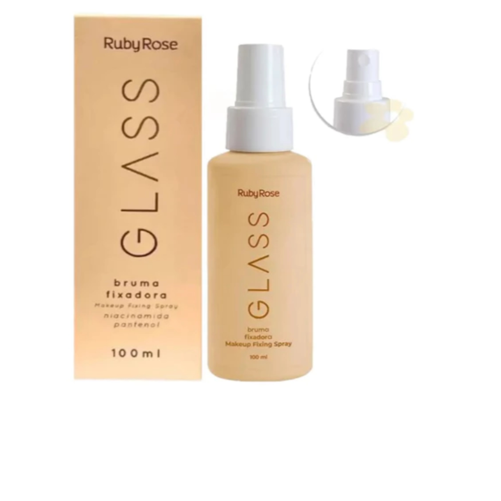 Bruma Fixado100ml – Longa Duração, Glow e Efeito Glass HB 343ra Glass Ruby Rose Bruma Fixado100ml – Longa Duração, Glow e Efeito Glass HB 343ra Glass Ruby Rose