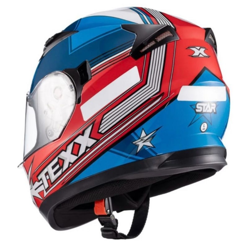 Capacete Motociclista Texx Strike Superstar Fechado Brilhante