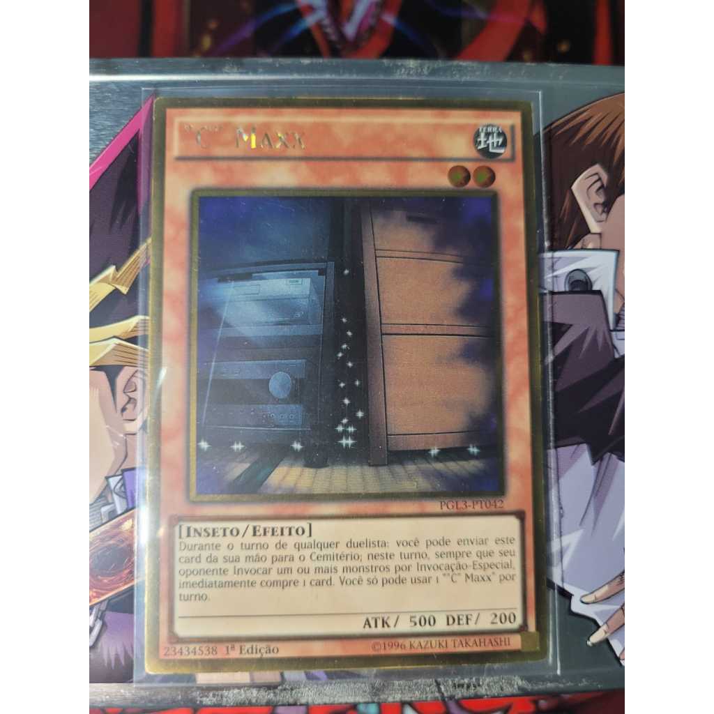 "C" Maxx - Maxx "C" - Raridade DOURADA - Yugioh Original Konami.