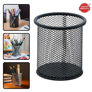 Kit Porta Canetas Aramado Metal Redondo e Quadrado Porta Treco Organizador em Oferta na Shopee