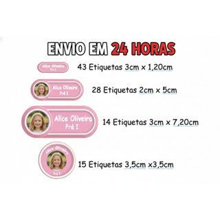 kit 47/100/110 "ENVIO IMEDIATO" Adesivos/Etiquetas adesivas Personalizadas, material escolar.. em Oferta na Shopee