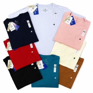 Camiseta Brooksfield Masculina Algodão Peruano 40.1 Premium Básica em Oferta na Shopee