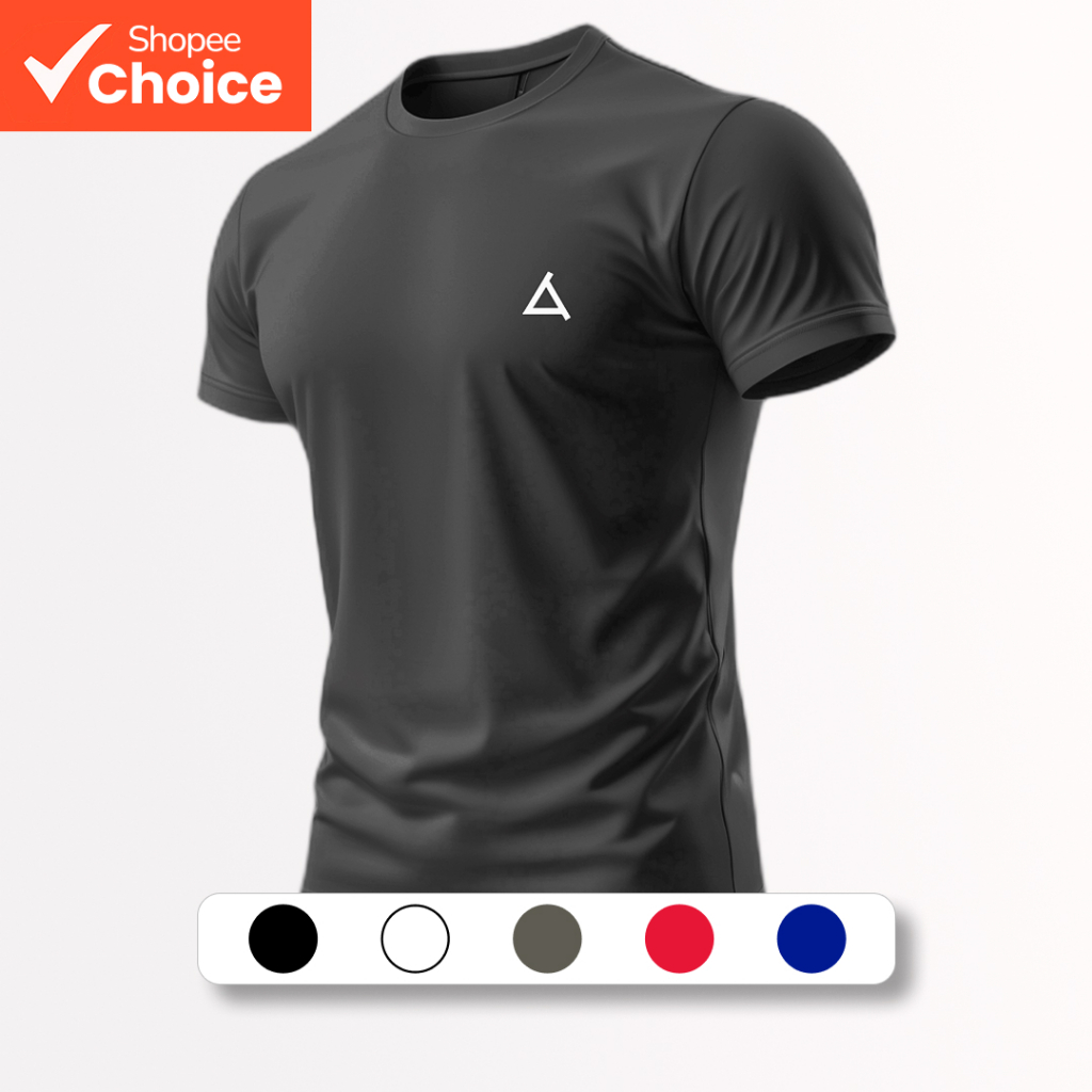 Camiseta Dry Fit Esportiva Proteção UV 50+ Masculina Academia Manga Curta Slim em Oferta na Shopee