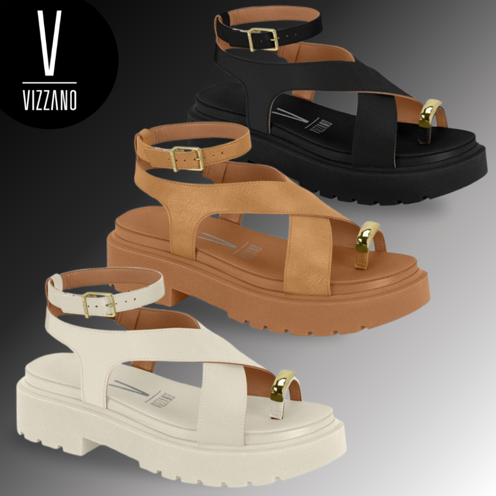 Sandáia Tratorada Vizzano Ref.6499.122 em Oferta na Shopee