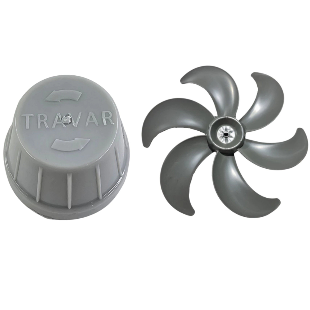 Kit Combo Botão + Hélice Original Ventilador Britânia 30cm BVT30 BVT301 Six em Oferta na Shopee