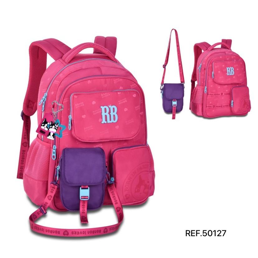 MOCHILA COSTA RB ORIGINAL 50127 REBECCA BONBON ESCOLAR FEMININA DIA A DIA em Oferta na Shopee
