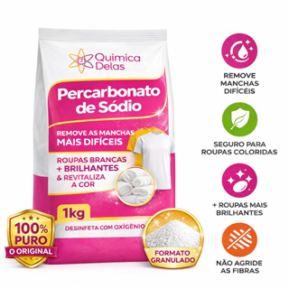 Percarbonato 100% Puro para limpeza em geral, clareador de roupas em Oferta na Shopee
