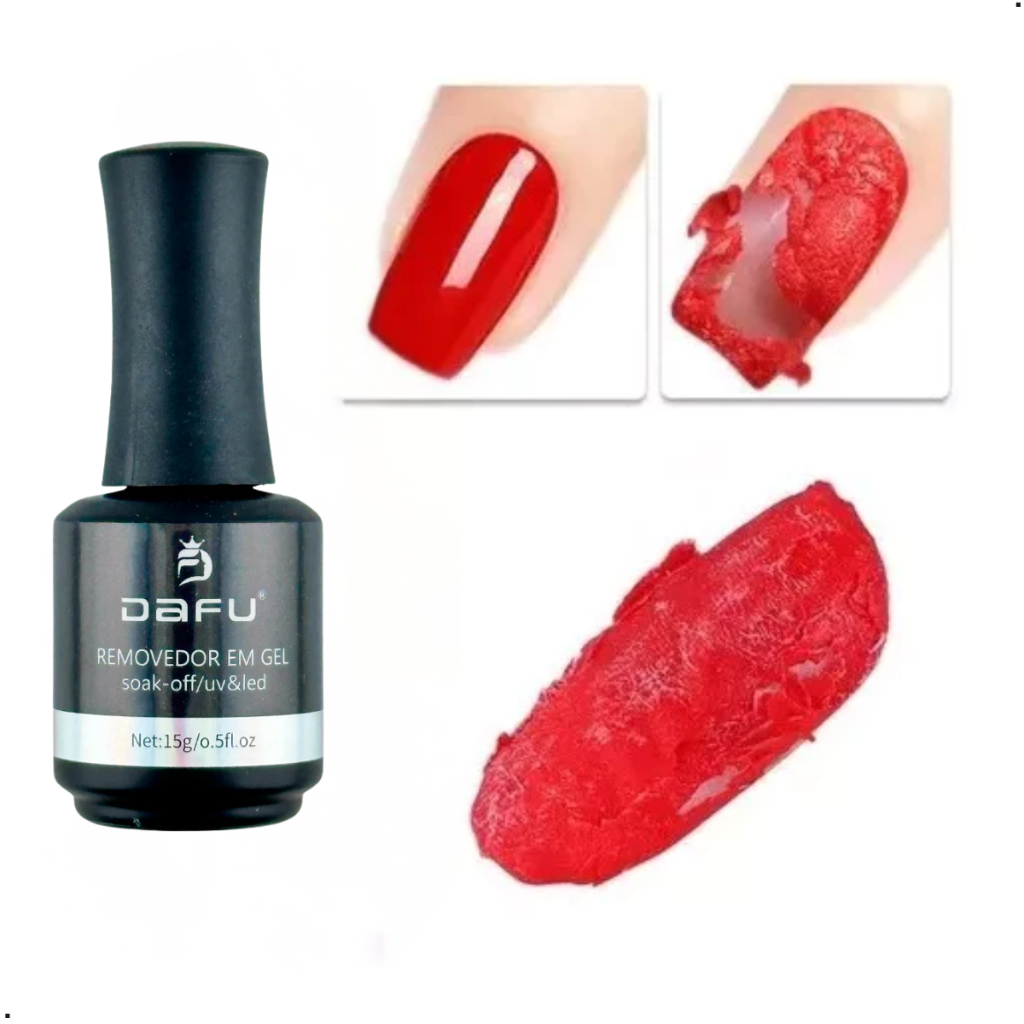 Removedor de Esmaltes Unhas de Gel UV DAFU Magic Remover em Oferta na Shopee