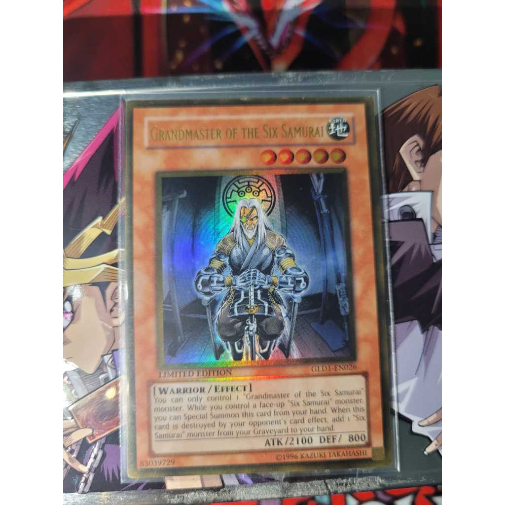 Grandmaster of the Six Samurai - Raridade DOURADO - Yugioh! Original Konami.