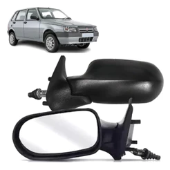 Retrovisor Uno Mille Fire Flex 2005 a 2010 4 Portas C/Controle Par - Unidade