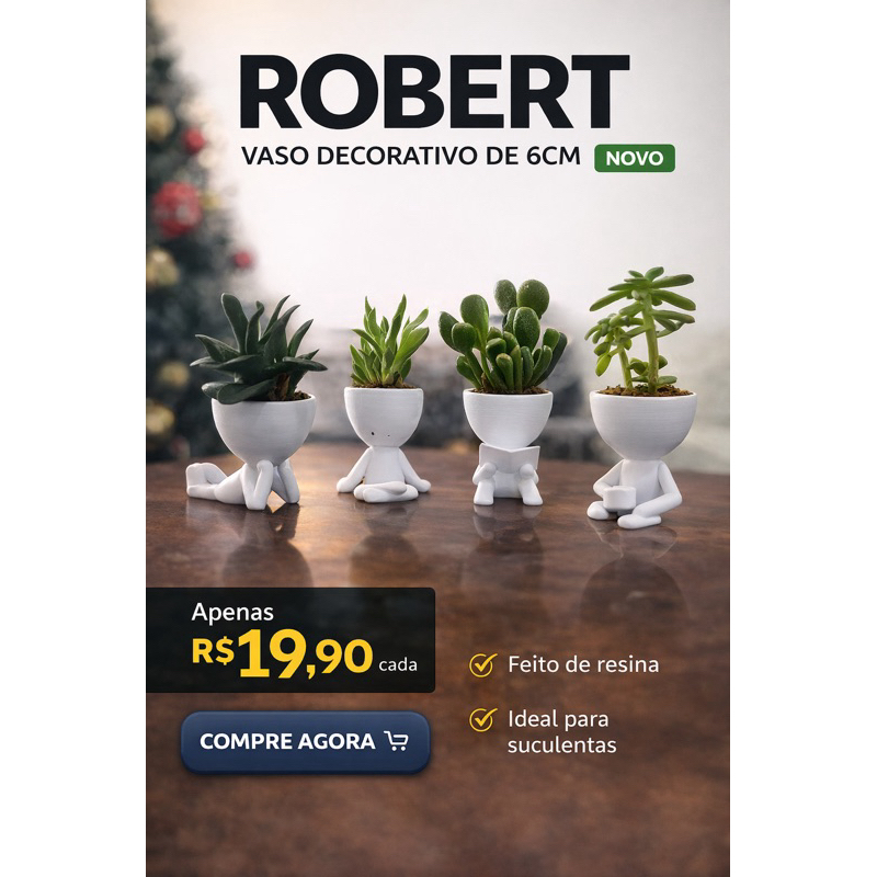 Conjunto Vazo Robert