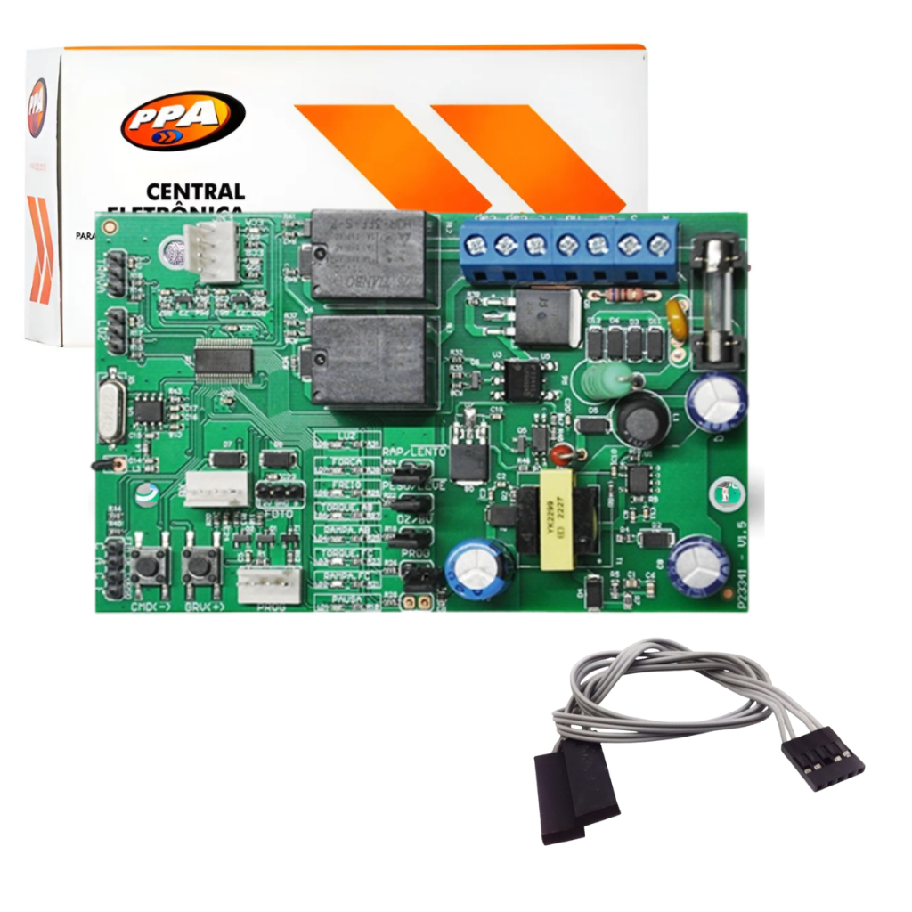 Placa De Comando Agility Híb. Bivolt + Fim De Curso Dz Ppa 5 VIAS