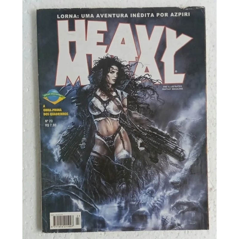 HEAVY METAL Brasil /Heavy Metal N° 23 (1999) LORNA: Uma Aventura Inédita por Azpiri (Edição Brasileira)
