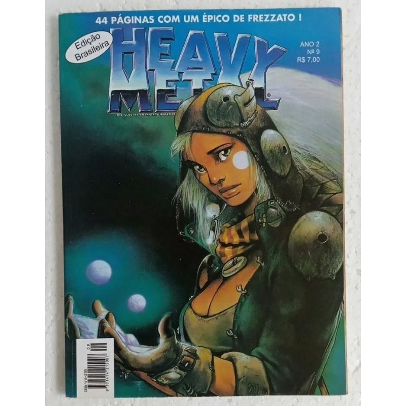 HEAVY METAL Brasil /Heavy Metal N° 09 (1997) com Um Épico De Frezzato! (Edição Brasileira)