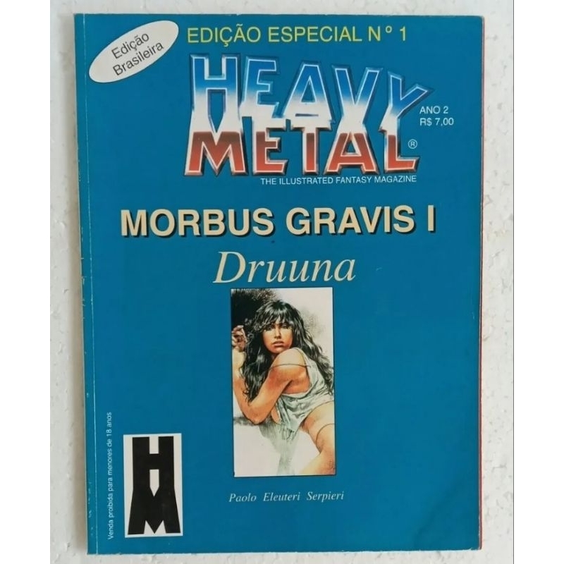 HEAVY METAL Especial /Heavy Metal N° 01 - Morbus Gravis I Druuna (1996) Paolo Eleuteri Serpieri