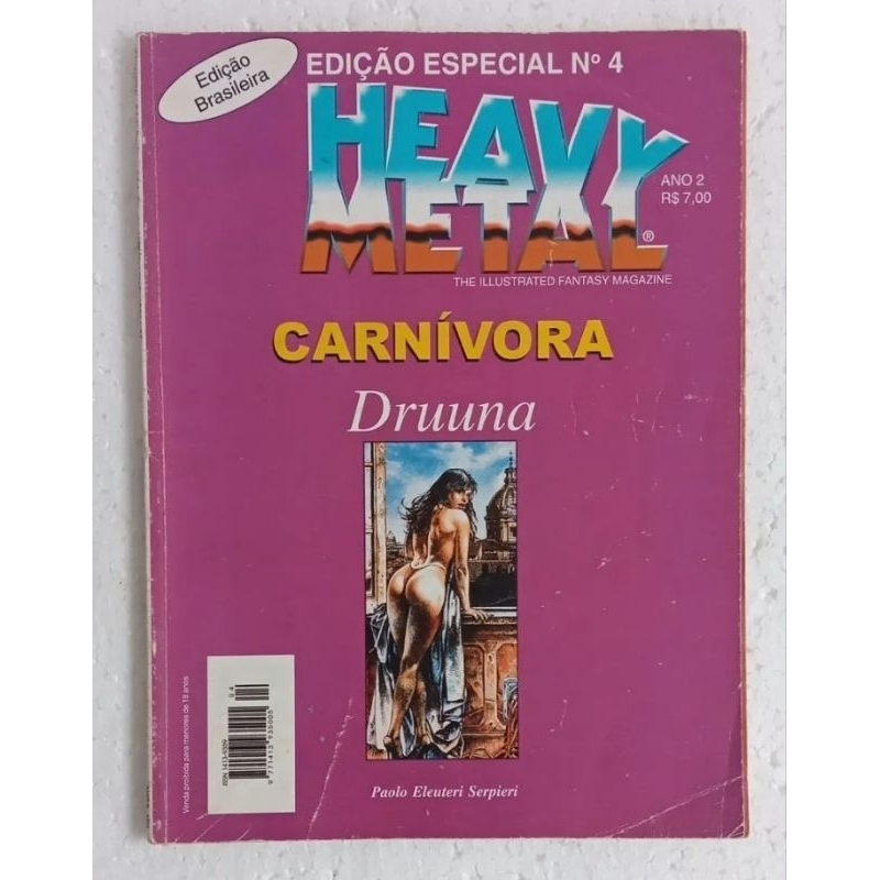 HEAVY METAL Especial /Heavy Metal N° 04 - CARNÍVORA Druuna (1997) Paolo Eleuteri Serpieri