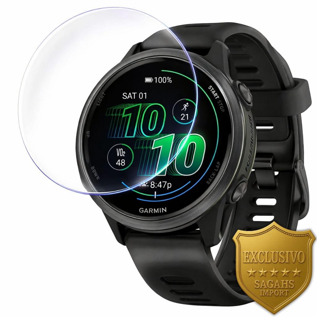 Película Para Garmin Forerunner 570 Smartwatch Redondo Hydrogel Case de Proteção para Relógio em Oferta na Shopee
