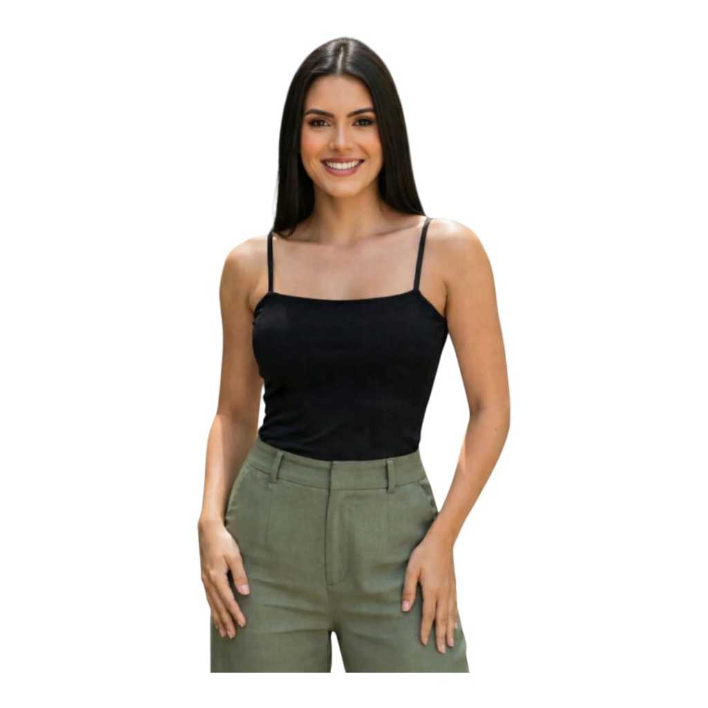 Body Feminino Modelador Suplex com Bojo Regata Básico Cinta Modela Cintura Tamanho Único 36 ao 44