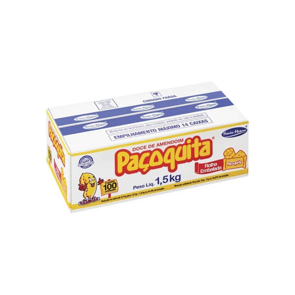 Paçoquita Santa Helena Rolha 100 Unidades – Paçoca de Amendoim Tradicional em Oferta na Shopee
