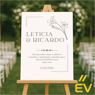 Quadro, placa decorativa para recepção de casamento bem vindos ao nosso casamento com nomes e datas
