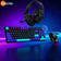 Basike Kit Gamer 3 em 1 Teclado Mecânico + Mouse + Headset + Mousepad RGB para PC e Notebook – Iluminação LED