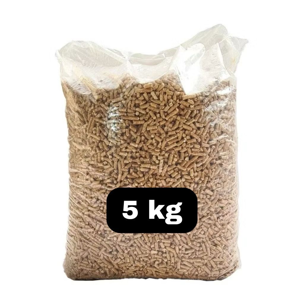 Areia de gato Granulado Higiênico de madeira anti odor - animais, gato, coelho, hamster 5kg. em Oferta na Shopee
