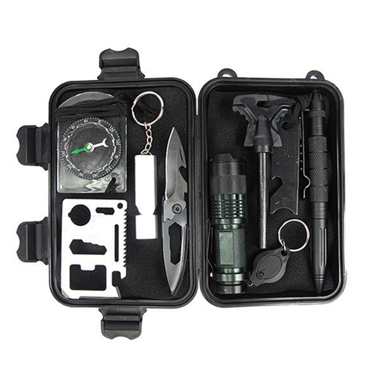 Kit de Sobrevivência Completo Emergência Pessoal Viagem Camping Acampamento