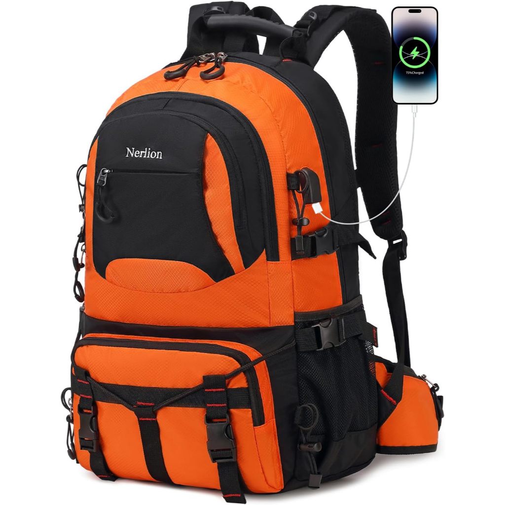 Mochila 40L Reforçada Impermeável - Para Homem e Mulher | Perfeita para Viagem, Camping Ao Ar Livre em Oferta na Shopee