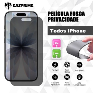 Película Cerâmica Privacidade Fosca Compatível Com iPhone 17 16 15 14 13 12 11 Pro Max Plus Mini X XR XS Max 7 7 Plus em Oferta na Shopee