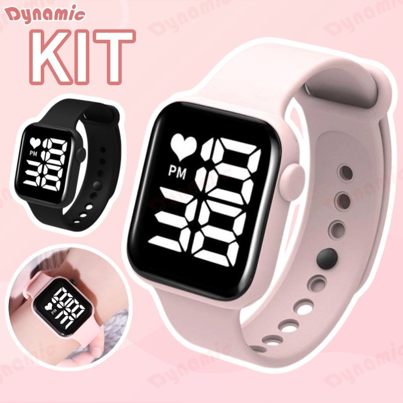 Relógio Esportivo De Moda Unissex À Prova D'água-De Luxo Para Estudantes cor Rosa em Oferta na Shopee