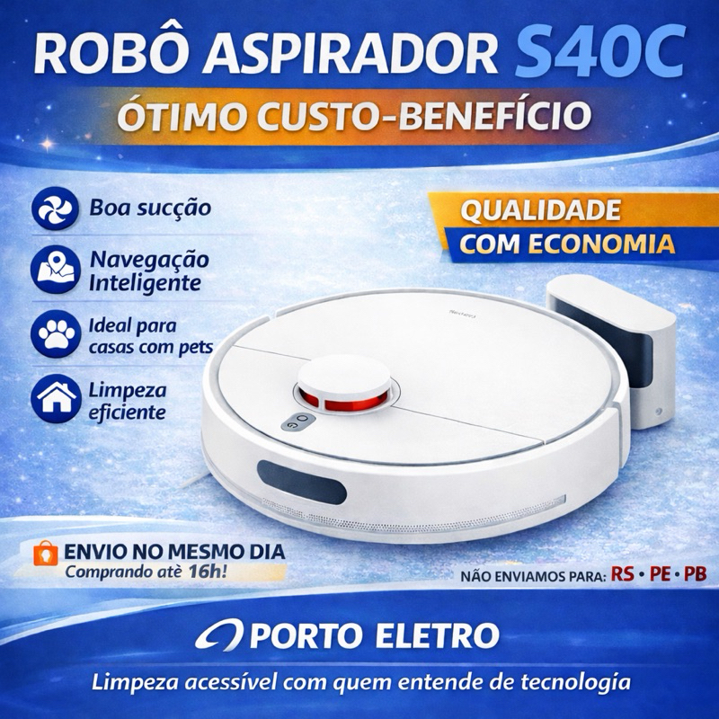 O que é Xiaomi Robot Vacuum S40c? Guia e Onde Comprar | BuscaProdutos