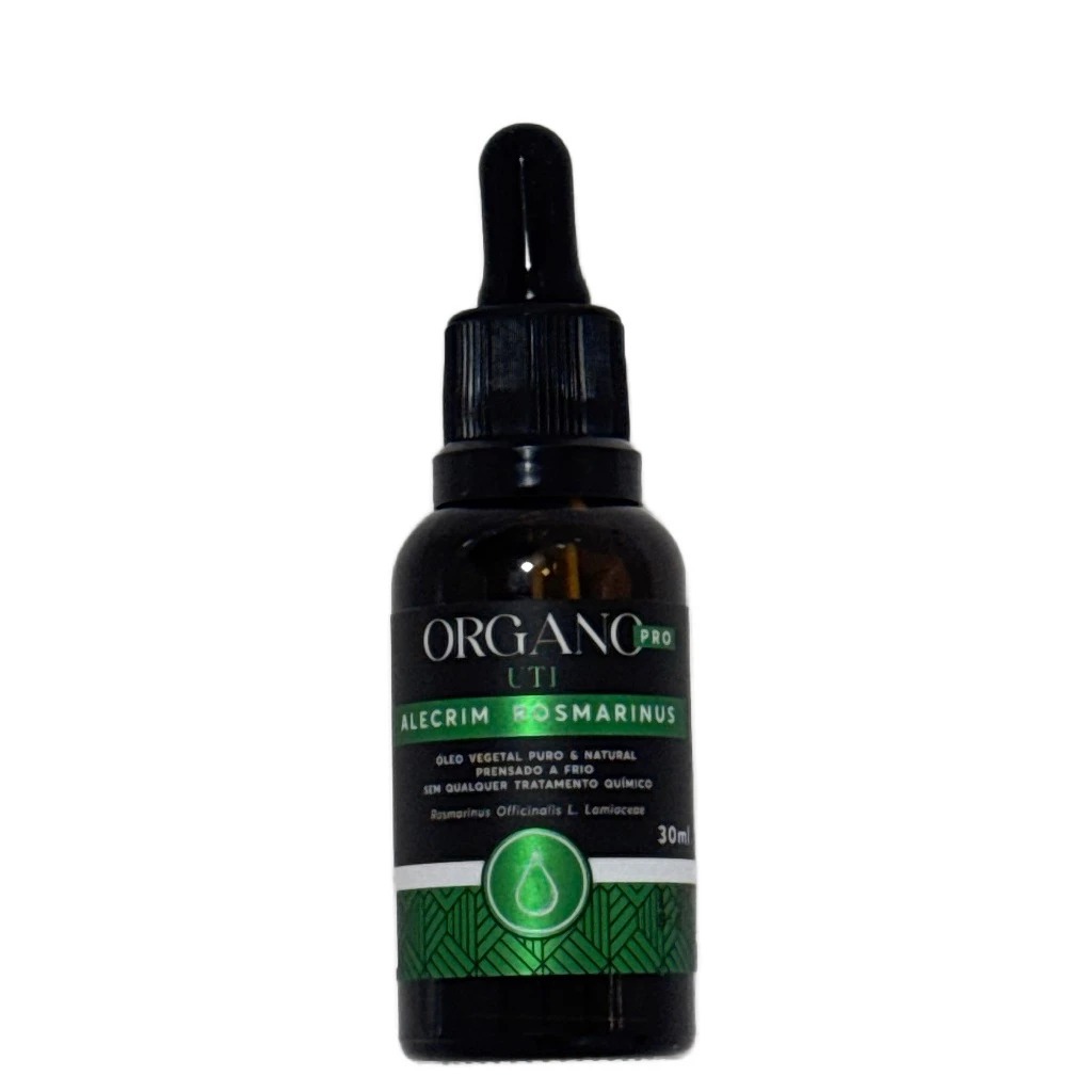 Óleo Vegetal de Alecrim Rosmarinus 30ml | Estimulante Capilar e Revitalizante – Organo Pro