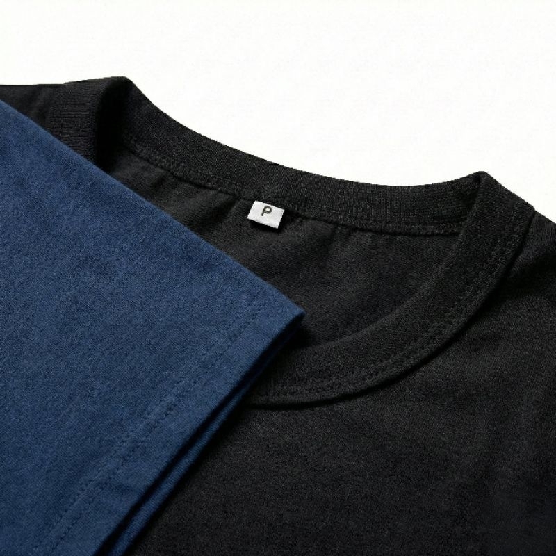 Kit 2 Camisetas Básicas Masculinas Poliéster com Viscose | Malha PV