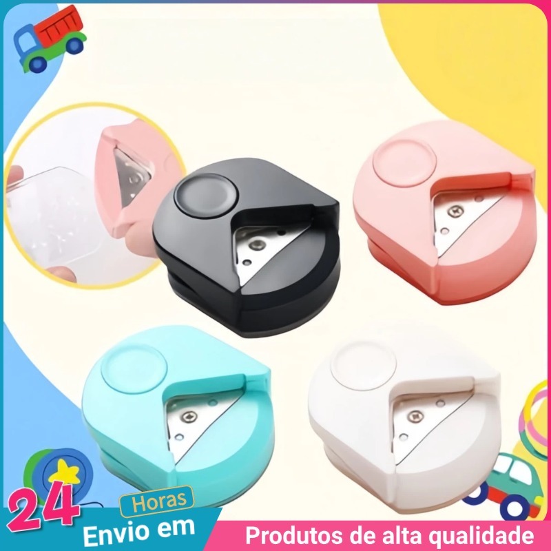 R4 Mini Arredondador De Cant 3 Em 1portátil Cortador De Fotos Aparador De Papel em Oferta na Shopee