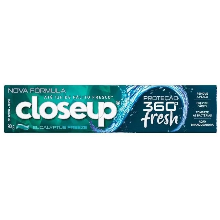 3 creme dental closeup eucalyptus freeze proteção 360 fresh 90g