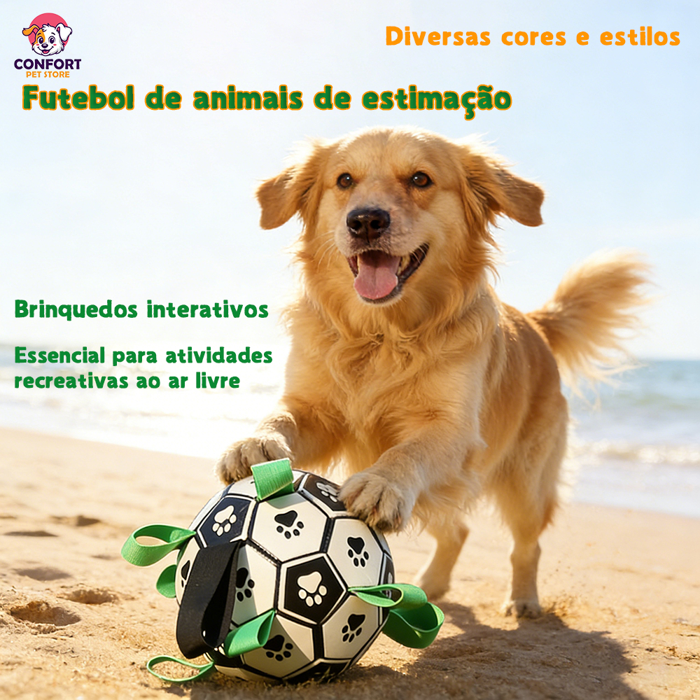 Brinquedo de Futebol Interativo para Cães