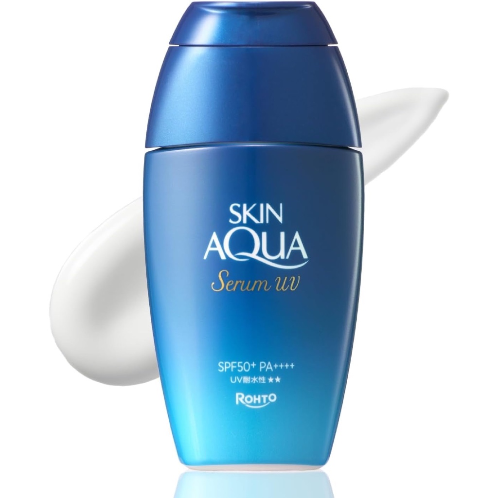 Skin Aqua Sérum Facial Protetor Solar Gel SPF50 PA++++ 3 Ácidos Hialurônico 50ml ORIGINAL