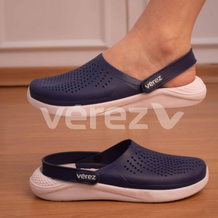 Babuche Vérez Azul Marinho Masculino e Feminino Conforto De Calçar Leve em Oferta na Shopee