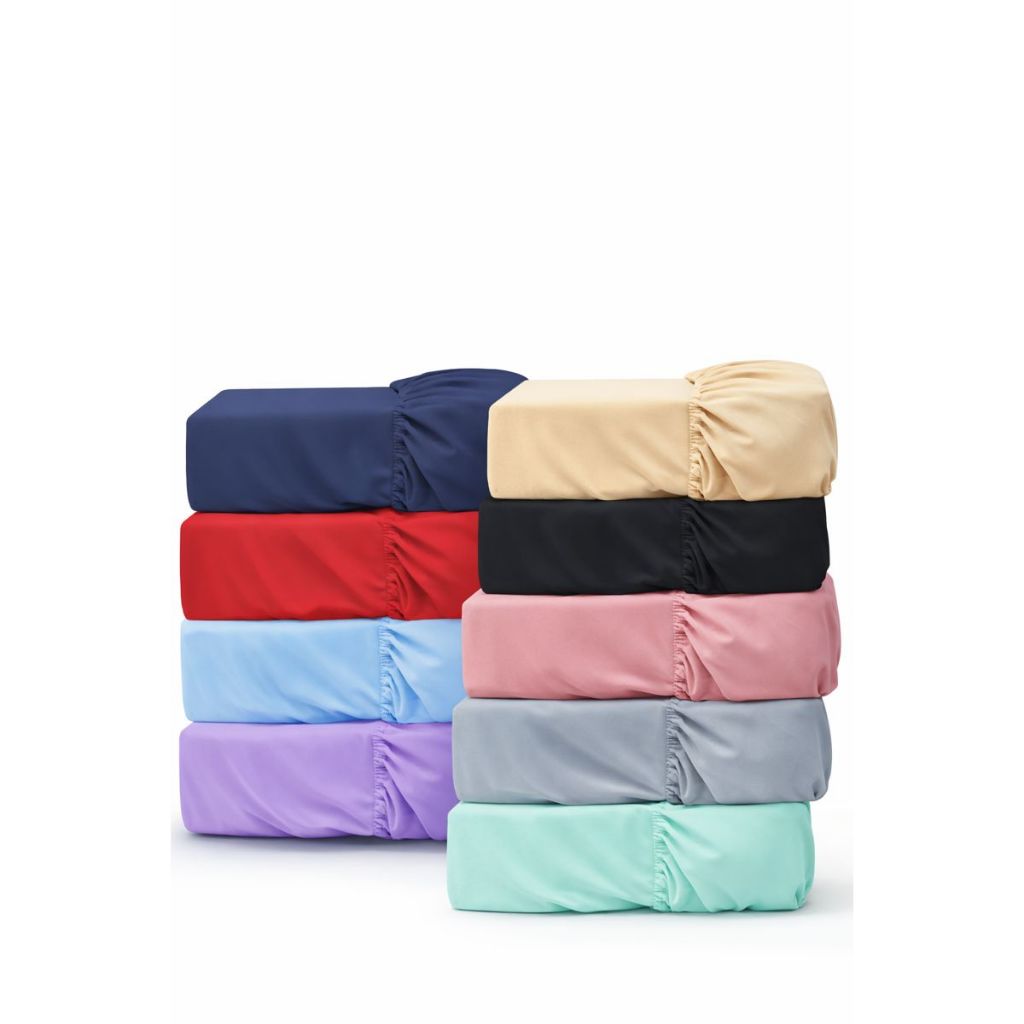 Lençol Com Elástico Premium Avulso 400 Fios Percal Liso Toque Macio Acetinado em Oferta na Shopee