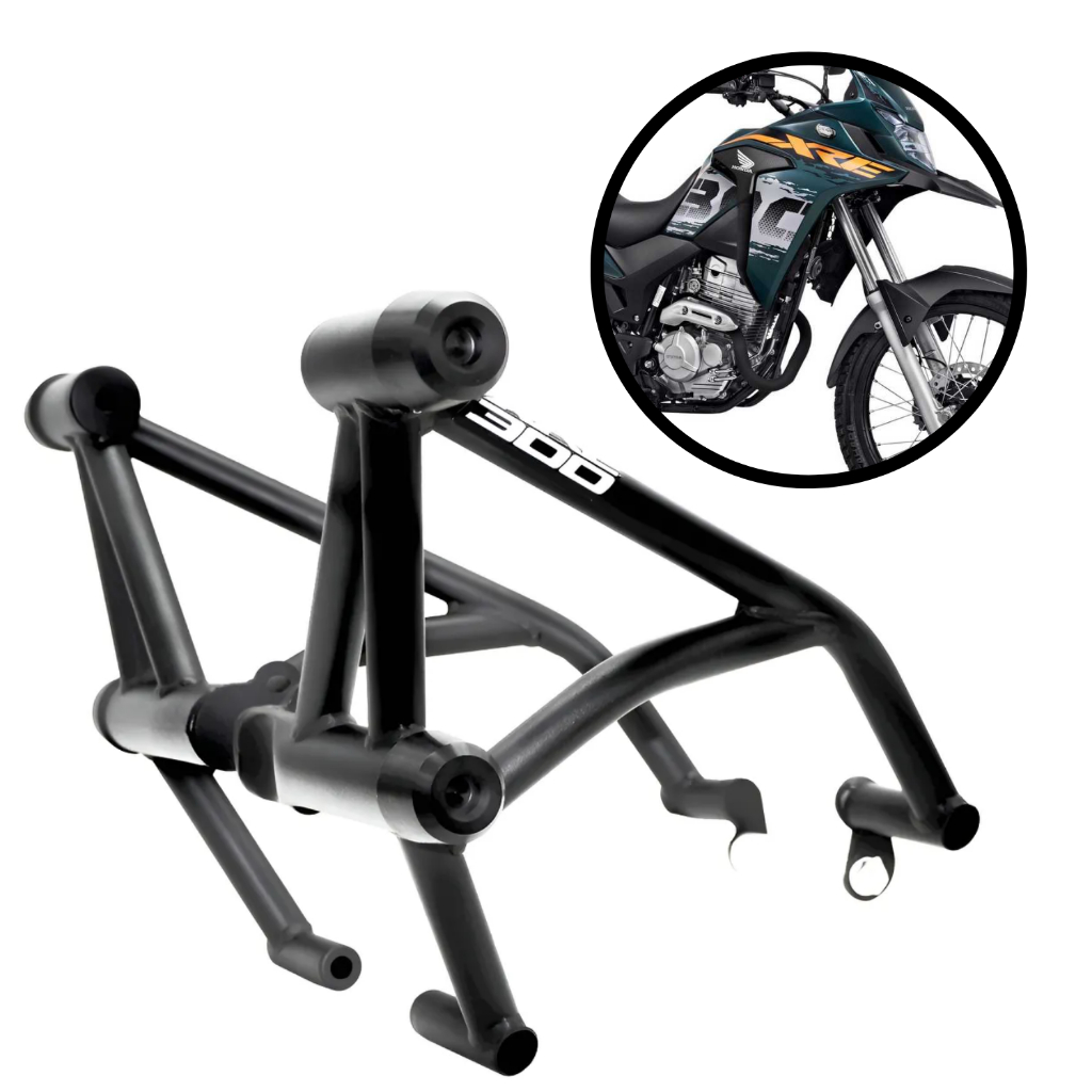 Protetor Stunt Race Xre300 Protege Motor E Careagem Street Cage Xre 300 Todos os Anos