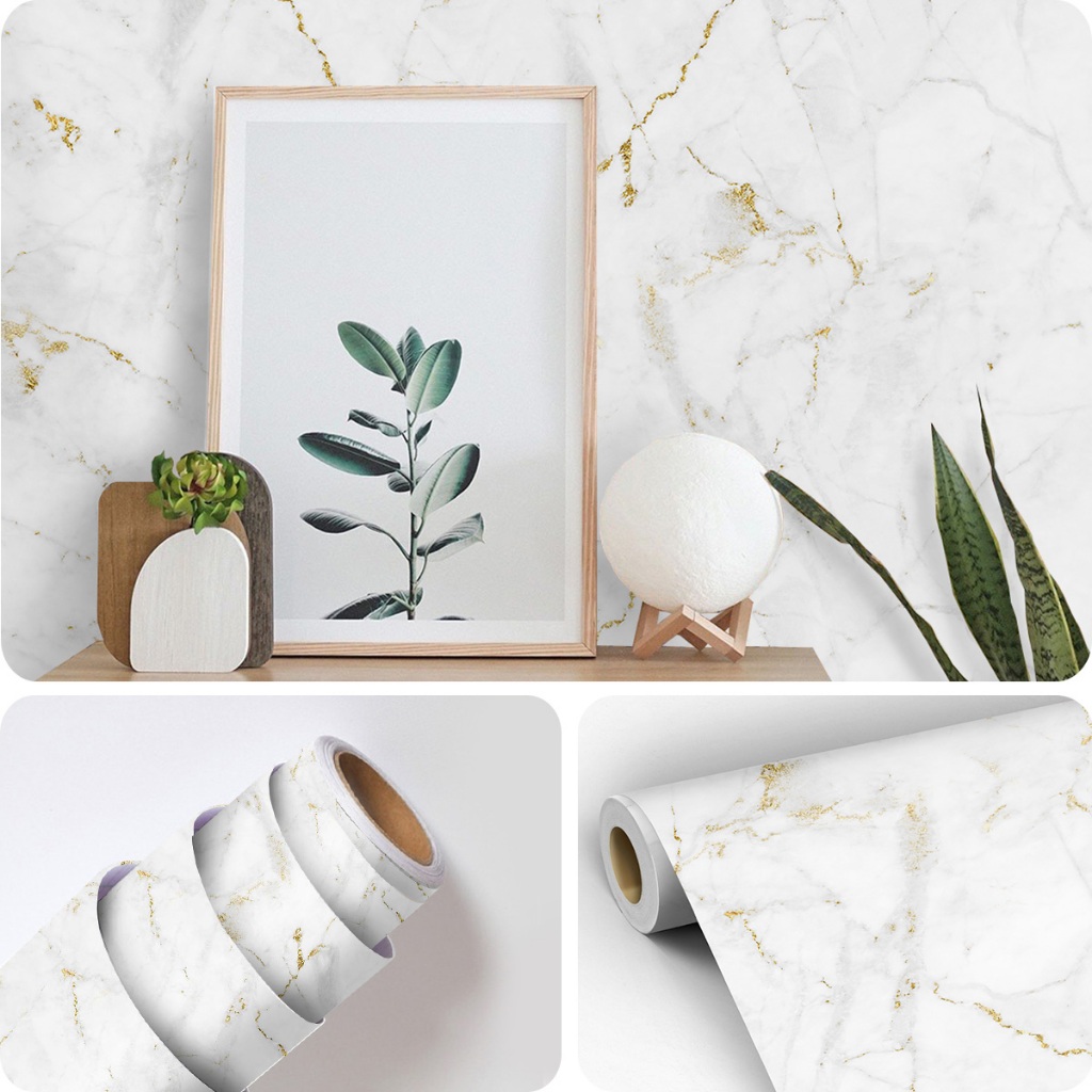 Papel de Parede Mármore 15m | Decoração Sofisticada Autoadesiva - Sala |  Envio Imediato! em Oferta na Shopee