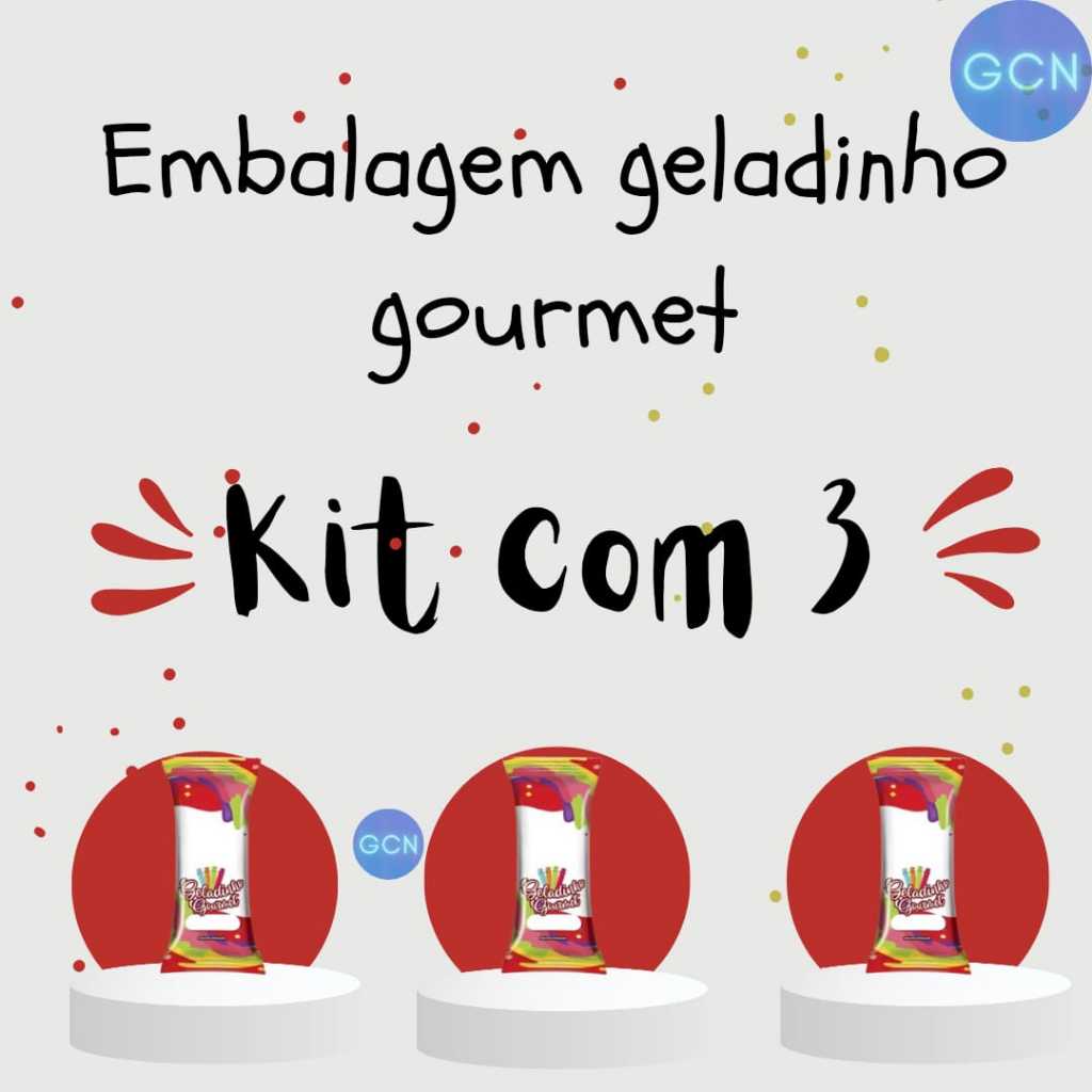 Saquinho Embalagem Higiênica Bopp Geladinho Gourmet Sacolé Juju Dindin chup-chup Gelinho Flau Laranj em Oferta na Shopee