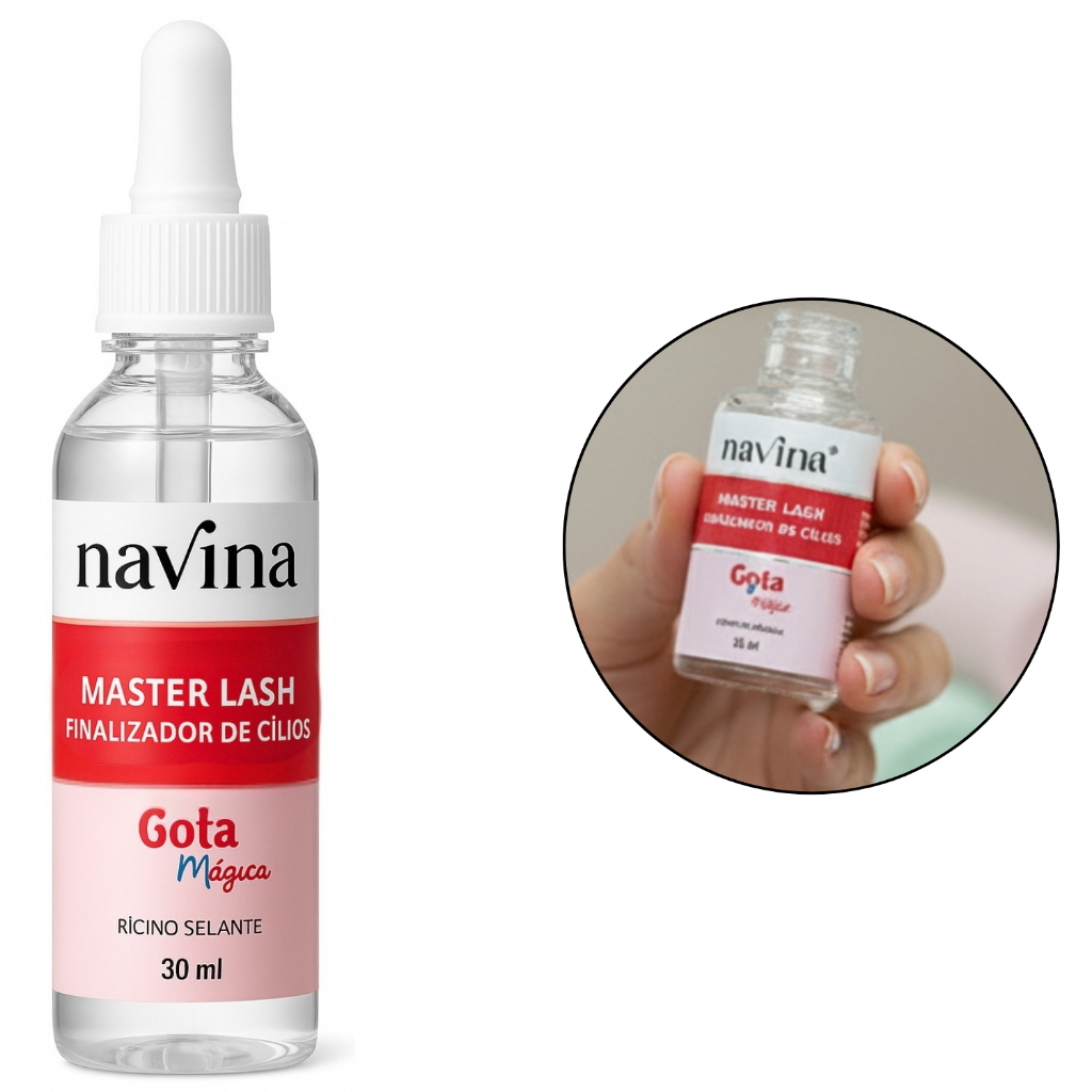 Finalizador Gota De Extensão De Cílios Navina Master Lash 30ml