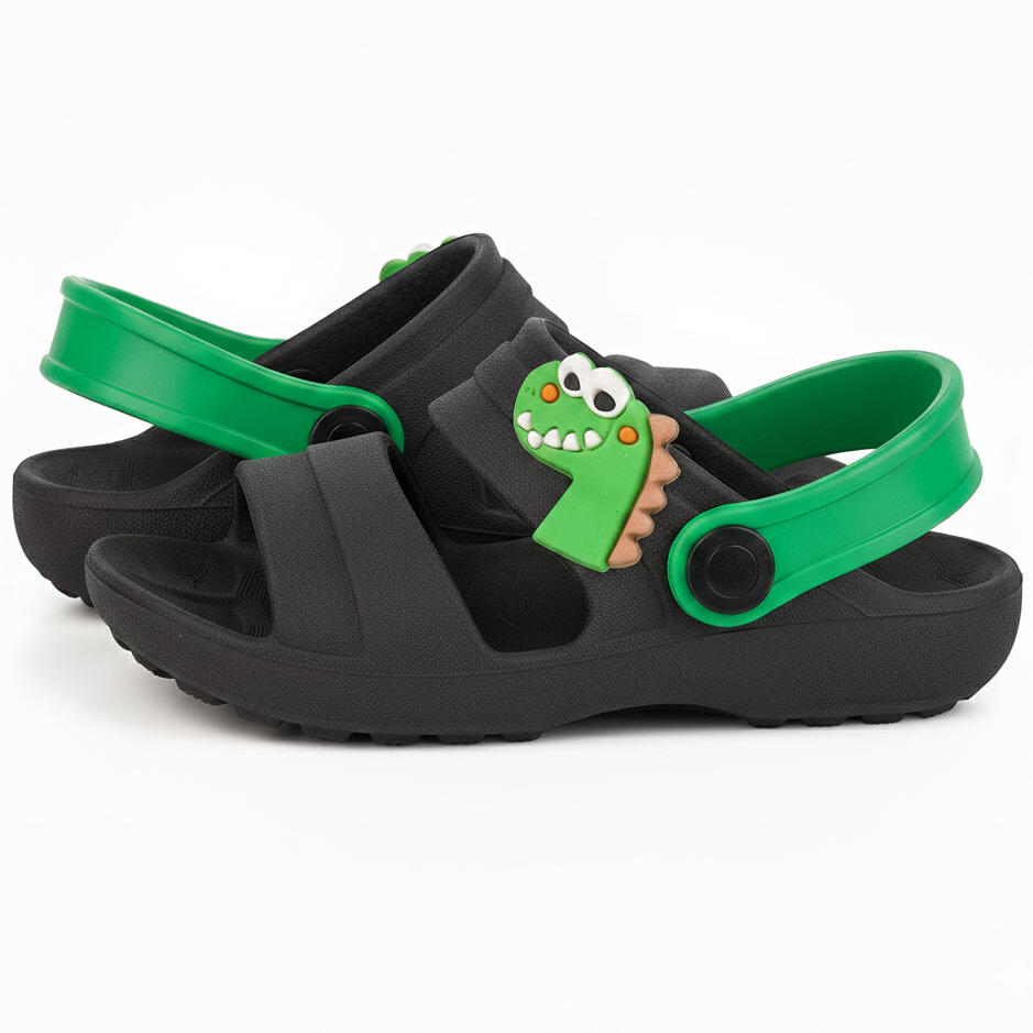 Sandalia Papete Infantil Babuche Menino Dinossauro Leve Macia e Confortável Promoção