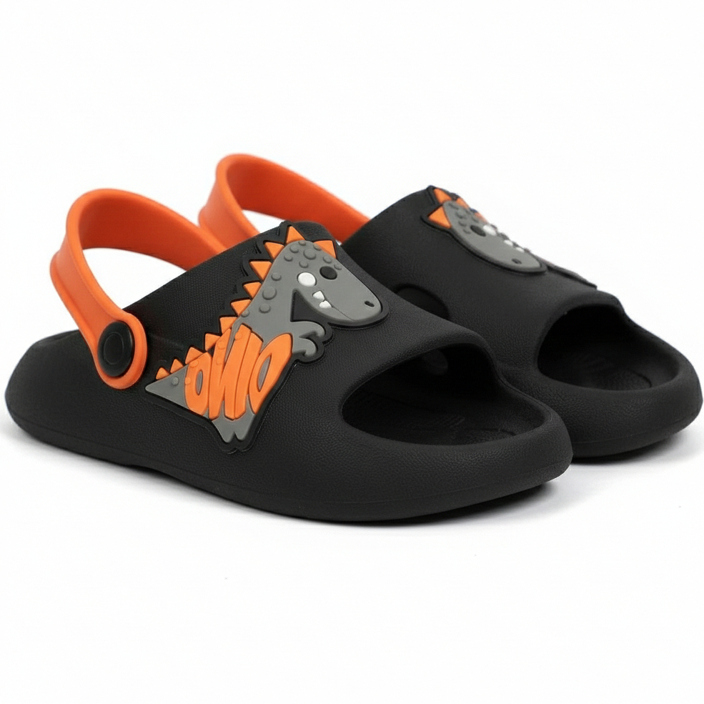 Chinelo Nuvem Papete Infantil Dinossauro Menino Divertido Super Leve Anatômico Antiderrapante Escola