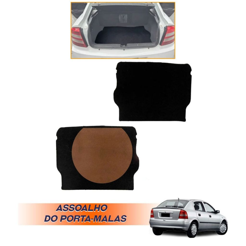Forração Rígida Fundo Assoalho Mala Tampa Tampão Carpete Estepe Chevrolet Astra Hatch  1998 até 2011